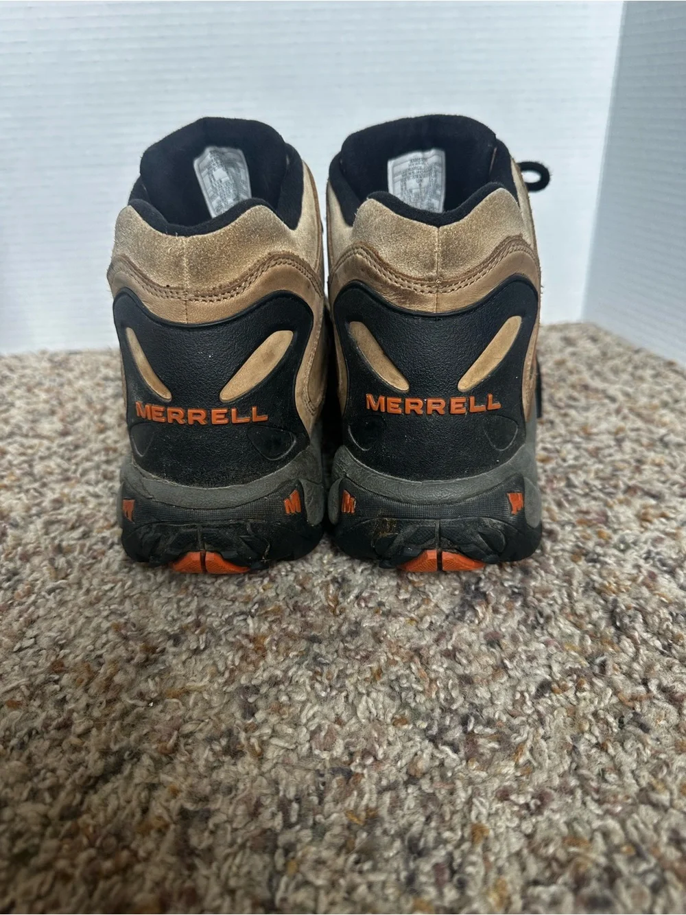 Merrell Brown and Black Men's Hiking Boots